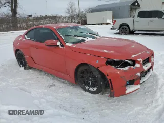 2024 BMW M2 with VIN 3MF13DM04R8E72490, listed as a Copart auction lot 87841235 with 0 mi miles and Salvage Title. Bid and sale history available at carsss.com. Image 4.