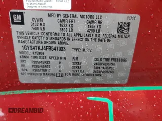 2015 Cadillac Escalade ESV Premium z VIN 1GYS4TKJ4FR547033, wystawiony jako Copart lot #58753655 z przebiegiem 158 508 mil mil oraz Szkoda całkowita • Salvage title. Historia ofert i sprzedaży dostępna na DreamBid. Obrazek 13.