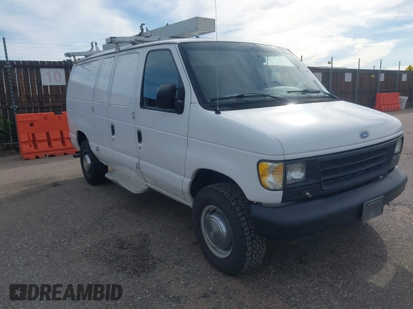 1994 Ford Econoline Cargo with VIN 1FBHE31H7RHA89188, listed as a IAAI auction lot 42366671 with Not provided miles and . Bid and sale history available at DreamBid. Image 1.