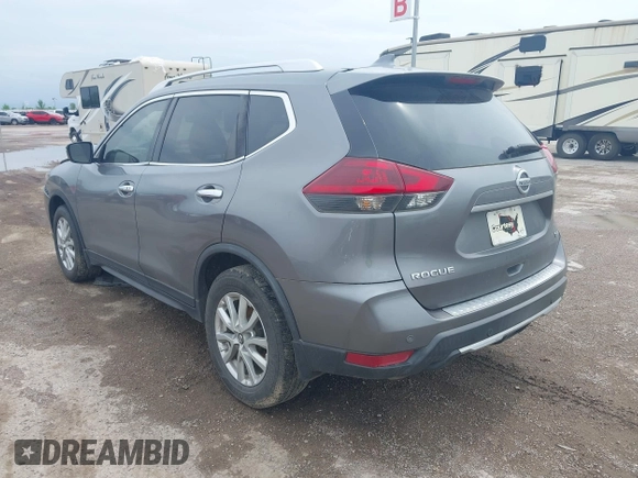 2019 Nissan Rogue SV with VIN KNMAT2MT9KP553123, listed as a IAAI auction lot 41954573 with 113,744 mi miles and . Bid and sale history available at DreamBid. Image 3.