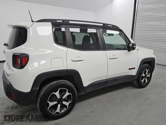 2021 Jeep Renegade Trailhawk with VIN ZACNJDC14MPN30502, listed as a Copart auction lot 54617315 with 23,889 mi miles and Clean title. Bid and sale history available at DreamBid. Image 3.