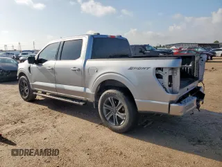 2023 Ford F-150 XL with VIN 1FTEW1CP0PKD18024, listed as a Copart auction lot 64282415 with 96,095 mi miles and Salvage title. Bid and sale history available at DreamBid. Image 2.
