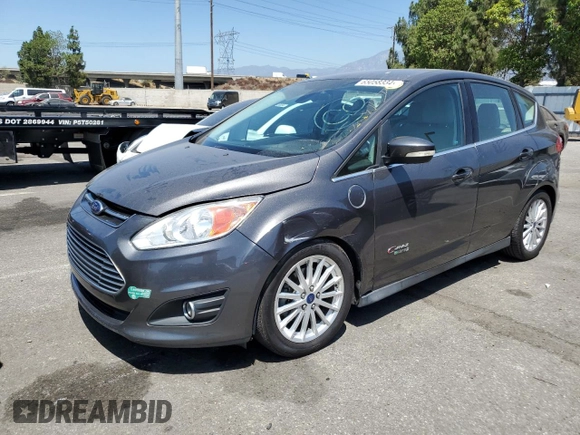 2015 Ford C-Max Energi SEL with VIN 1FADP5CU4FL118686, listed as a Copart auction lot 65058334 with 98,829 mi miles and Salvage Title. Bid and sale history available at carsss.com. Image 1.