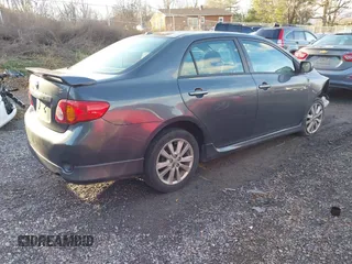2009 Toyota Corolla with VIN 2T1BU40E99C118163, listed as a IAAI auction lot 41109184 with 194,960 mi miles. Bid and sale history available at carsss.com. Image 4.