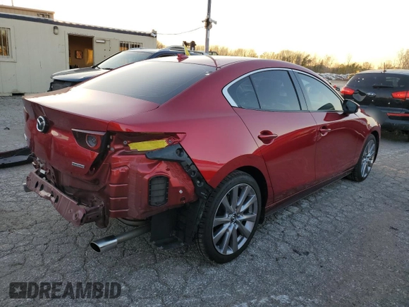 2019 Mazda 3 Premium with VIN 3MZBPAEM5KM103241, listed as a Copart auction lot 80993564 with 79,085 mi miles and Salvage Title. Bid and sale history available at DreamBid. Image 3.