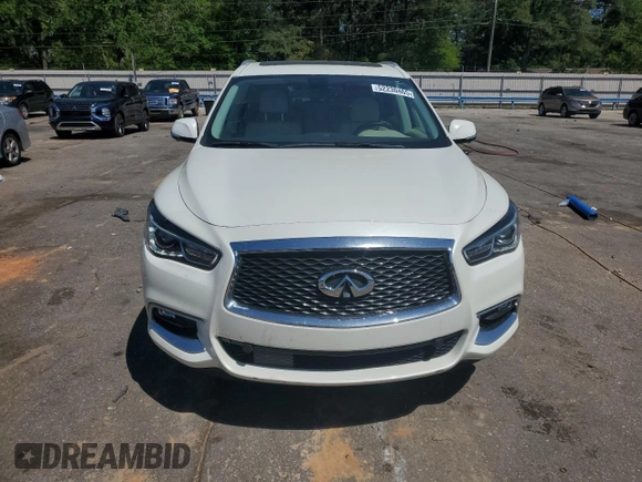 2017 Infiniti QX60 with VIN 5N1DL0MN6HC553949, listed as a Copart auction lot 52230465 with 107,277 mi miles and Salvage Title. Bid and sale history available at carsss.com. Image 5.