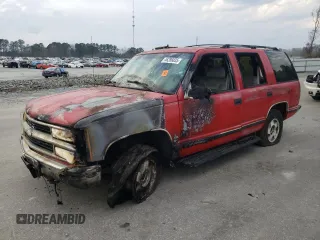 1999 Chevrolet Tahoe Z71 with VIN 1GNEK13R5XJ526703, listed as a Copart auction lot 46286835 with 199,992 mi miles and Salvage Title. Bid and sale history available at DreamBid. Image 1.