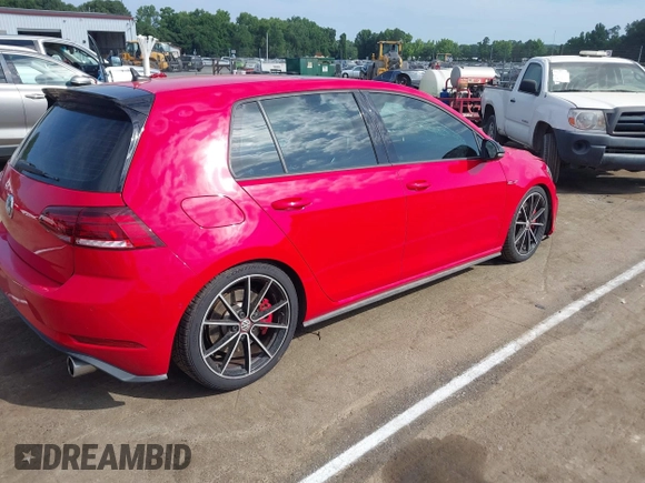 2021 Volkswagen Golf GTI S with VIN 3VW5T7AU5MM011549, listed as a IAAI auction lot 39687780 with 24,872 mi miles. Bid and sale history available at carsss.com. Image 4.