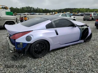 2003 Nissan 350Z Touring with VIN JN1AZ34EX3T015693, listed as a Copart auction lot 51972265 with 0 mi miles and Salvage Title. Bid and sale history available at carsss.com. Image 3.