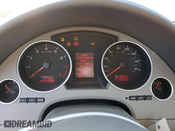 2009 Audi A4 2.0T with VIN WAUDF48H79K000402, listed as a Copart auction lot 76326434 with 50,703 mi miles and Salvage Title. Bid and sale history available at carsss.com. Image 9.