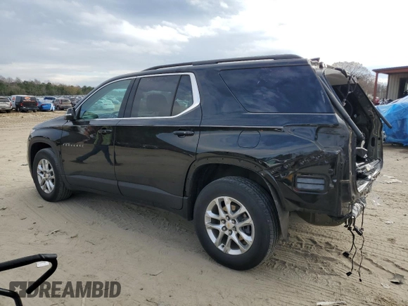 2021 Chevrolet Traverse LT Cloth with VIN 1GNERGKWXMJ219416, listed as a Copart auction lot 83608164 with 50,758 mi miles and Salvage Title. Bid and sale history available at carsss.com. Image 2.