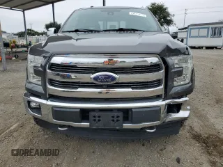 2017 Ford F-150 XL with VIN 1FTEW1EG2HKC06484, listed as a Copart auction lot 60051635 with 115,425 mi miles and Salvage title. Bid and sale history available at DreamBid. Image 5.
