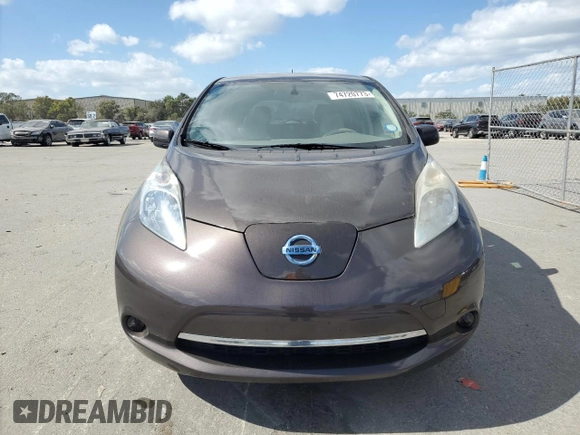2016 Nissan LEAF S with VIN 1N4BZ0CP2GC301651, listed as a Copart auction lot 74720773 with 68,282 mi miles and . Bid and sale history available at DreamBid. Image 5.