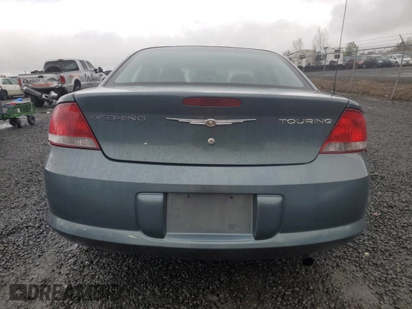 2006 Chrysler Sebring Touring with VIN 1C3EL56R26N256317, listed as a Copart auction lot 51179805 with 115,456 mi miles and Salvage Title. Bid and sale history available at DreamBid. Image 6.