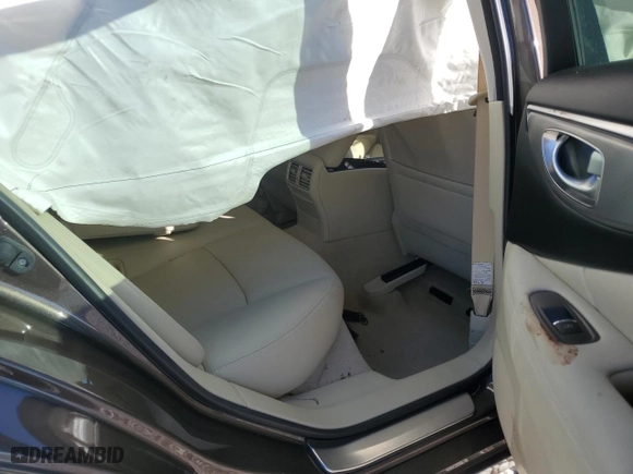 2017 Infiniti Q50 3.0t Premium with VIN JN1EV7AP4HM736216, listed as a Copart auction lot 76687534 with 0 mi miles and Salvage Title. Bid and sale history available at carsss.com. Image 10.