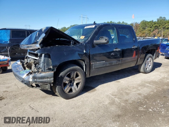 2007 Chevrolet Silverado 1500 LT w/1LT with VIN 3GCEC13J87G501005, listed as a Copart auction lot 84717284 with Not Provided miles and Salvage Title. Bid and sale history available at carsss.com. Image 1.
