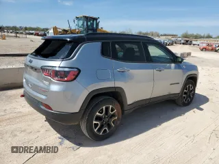 2019 Jeep Compass Trailhawk with VIN 3C4NJDDB2KT739673, listed as a Copart auction lot 50706385 with 106,987 mi miles and Non Repairable. Bid and sale history available at DreamBid. Image 3.