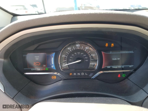 2020 Lincoln MKZ Hybrid Reserve with VIN 3LN6L5LU7LR623127, listed as a Copart auction lot 52403645 with 32,935 mi miles and Salvage Title. Bid and sale history available at carsss.com. Image 9.