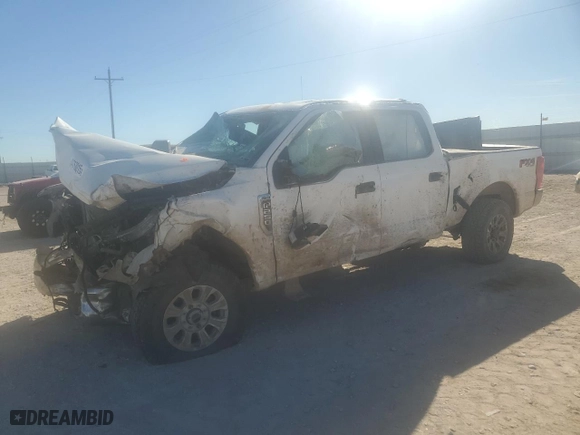 2022 Ford Super Duty F-250 SRW XL with VIN 1FT7W2B65NEF55546, listed as a Copart auction lot 43663015 with 0 mi miles and Salvage Title. Bid and sale history available at carsss.com. Image 1.