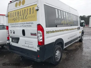 2020 Ram ProMaster Cargo Van with VIN 3C6TRVDGXLE110693, listed as a IAAI auction lot 41259157 with 83,385 mi miles. Bid and sale history available at carsss.com. Image 4.