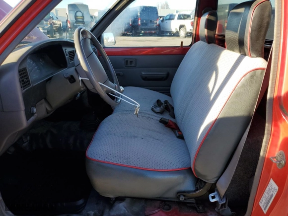 1991 Toyota 2WD Pickups with VIN JT4RN81AXM0072912, listed as a Copart auction lot 86072004 with 210,493 mi miles and Salvage Title. Bid and sale history available at carsss.com. Image 7.