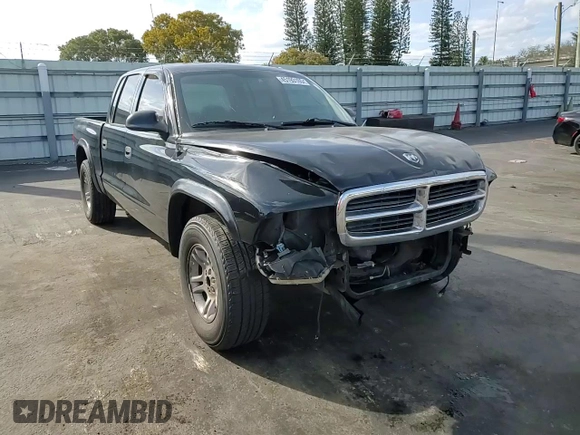 2004 Dodge Dakota Sport with VIN 1D7HL38K94S627992, listed as a Copart auction lot 45193165 with 189,811 mi miles and Salvage Title. Bid and sale history available at carsss.com. Image 11.