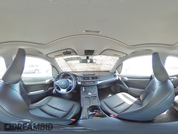 2012 Lexus CT 200h with VIN JTHKD5BH3C2093939, listed as a Copart auction lot 58173095 with 122,990 mi miles and Salvage title. Bid and sale history available at DreamBid. Image 14.