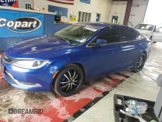 2015 Chrysler 200 Limited with VIN 1C3CCCAB1FN528457, listed as a Copart auction lot 63638205 with 243,823 mi miles and Salvage title. Bid and sale history available at DreamBid. Image 1.