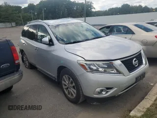 2014 Nissan Pathfinder SL z VIN 5N1AR2MM3EC701328, wystawiony jako Copart lot #71381544 z przebiegiem 142 071 mil mil oraz Szkoda całkowita • Salvage title. Historia ofert i sprzedaży dostępna na DreamBid. Obrazek 4.