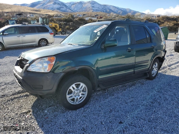 2002 Honda CR-V EX with VIN JHLRD78822C060168, listed as a Copart auction lot 82420914 with 0 mi miles and Salvage Title. Bid and sale history available at carsss.com. Image 1.