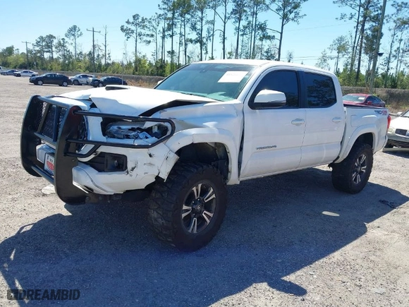 2019 Toyota Tacoma 4WD SR with VIN 3TMCZ5AN6KM229597, listed as a IAAI auction lot 41828835 with 134,907 mi miles. Bid and sale history available at carsss.com. Image 2.