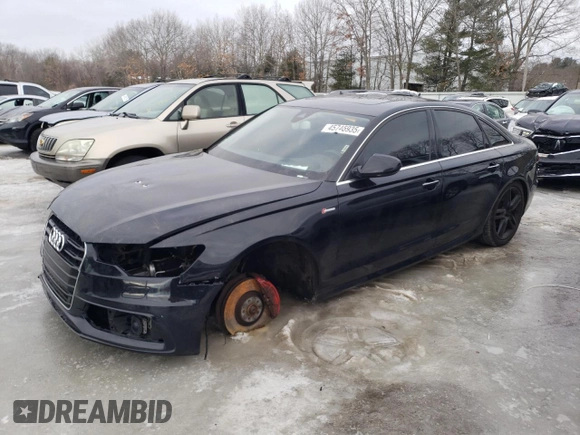 2012 Audi A6 Premium Plus with VIN WAUBGAFC0CN003769, listed as a Copart auction lot 45745935 with 194,353 mi miles and Non repairable. Bid and sale history available at DreamBid. Image 1.