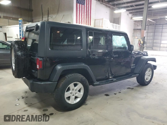 2016 Jeep Wrangler Unlimited Freedom с VIN 1C4BJWDG0GL158413, выставлен на аукционе Copart как лот 56829765 с пробегом 65 794 миль миль и Списание • Salvage title. История ставок и продаж доступна на DreamBid. Изображение 3.
