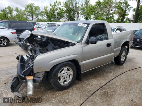 2003 Chevrolet Silverado 1500 LS with VIN 1GCEK14T73Z343155, listed as a Copart auction lot 53270774 with Not Provided miles and Non Repairable. Bid and sale history available at DreamBid. Image 1.