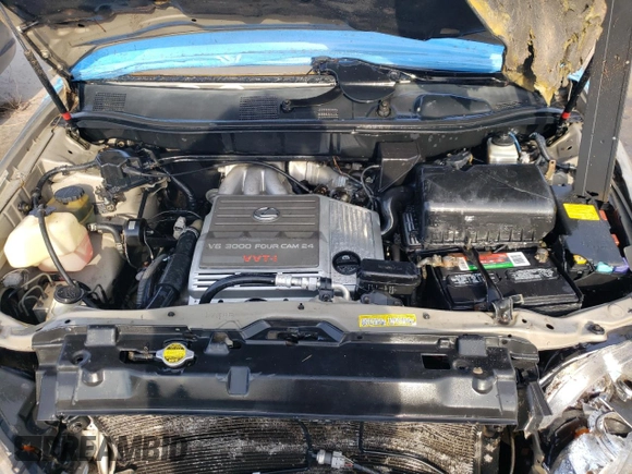 2000 Lexus RX 300 with VIN JT6HF10UXY0140554, listed as a Copart auction lot 44442494 with 262,517 mi miles and Non Repairable. Bid and sale history available at carsss.com. Image 12.