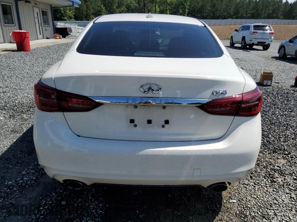 2020 Infiniti Q50 Luxe z VIN JN1EV7AP0LM206429, wystawiony jako Copart lot #56853085 z przebiegiem 126 636 mil mil oraz Szkoda całkowita • Salvage title. Historia ofert i sprzedaży dostępna na DreamBid. Obrazek 6.