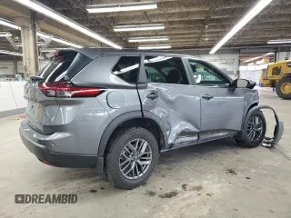 2024 Nissan Rogue S with VIN 5N1BT3AB5RC689753, listed as a Copart auction lot 47120305 with 12,500 mi miles and Salvage Title. Bid and sale history available at carsss.com. Image 3.