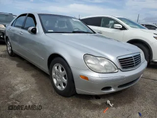 2002 Mercedes-Benz S-Class 5.0L with VIN WDBNG75J62A228317, listed as a Copart auction lot 74740104 with 0 mi miles and Clean Title. Bid and sale history available at carsss.com. Image 4.