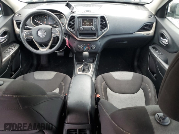 2015 Jeep Cherokee Sport z VIN 1C4PJLAB7FW761109, wystawiony jako Copart lot #57278505 z przebiegiem 99 169 mil mil oraz Szkoda całkowita • Salvage title. Historia ofert i sprzedaży dostępna na DreamBid. Obrazek 8.