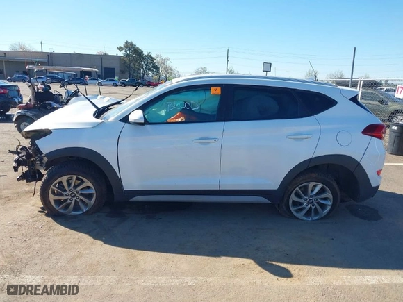 2018 Hyundai Tucson SEL with VIN KM8J3CA42JU708190, listed as a IAAI auction lot 41871486 with 1 mi miles. Bid and sale history available at carsss.com. Image 14.