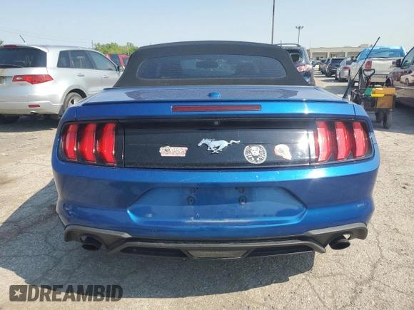 2018 Ford Mustang EcoBoost Premium z VIN 1FATP8UH5J5125142, wystawiony jako Copart lot #59035025 z przebiegiem 154 596 mil mil oraz Szkoda całkowita • Salvage title. Historia ofert i sprzedaży dostępna na DreamBid. Obrazek 6.