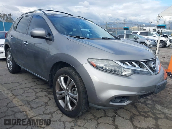 2011 Nissan Murano SL with VIN JN8AZ1MU3BW055849, listed as a IAAI auction lot 41767099 with 106,690 mi miles and . Bid and sale history available at DreamBid. Image 1.