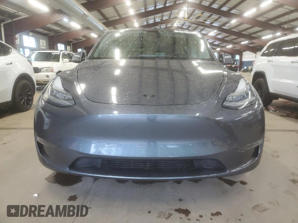 2021 Tesla Model Y Long Range with VIN 5YJYGDEE0MF076660, listed as a Copart auction lot 55957365 with 80,432 mi miles and Salvage Title. Bid and sale history available at DreamBid. Image 5.