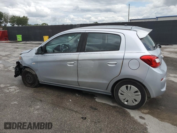 2018 Mitsubishi Mirage ES с VIN ML32A3HJ2JH005159, выставлен на аукционе Copart как лот 59255925 с пробегом 94 114 миль миль и Списание • Salvage title. История ставок и продаж доступна на DreamBid. Изображение 2.