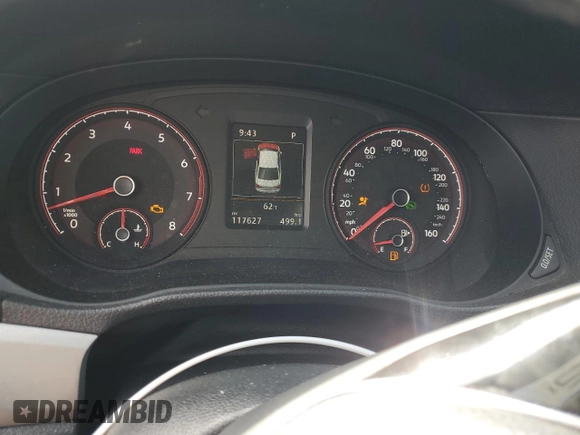2020 Volkswagen Passat SE with VIN 1VWSA7A37LC007700, listed as a Copart auction lot 49352785 with 117,627 mi miles and Salvage title. Bid and sale history available at DreamBid. Image 9.