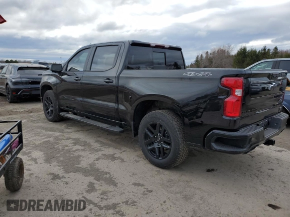 2025 Chevrolet Silverado 1500 with VIN 1GCUKEE86SZ159322, listed as a Copart auction lot 52690435 with 4,975 mi miles and Salvage Title. Bid and sale history available at DreamBid. Image 2.