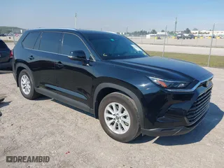 2024 Toyota Grand Highlander XLE with VIN 5TDAAAA56RS015047, listed as a IAAI auction lot 41278890 with 25,731 mi miles. Bid and sale history available at carsss.com. Image 1.