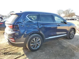 2019 Hyundai Santa Fe Limited with VIN 5NMS53AD6KH110647, listed as a Copart auction lot 46322555 with 102,299 mi miles and Salvage Title. Bid and sale history available at carsss.com. Image 3.
