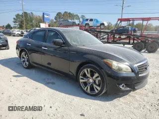 2012 Infiniti M37 with VIN JN1BY1AP4CM335202, listed as a Copart auction lot 77903644 with 0 mi miles and Salvage Title. Bid and sale history available at carsss.com. Image 4.