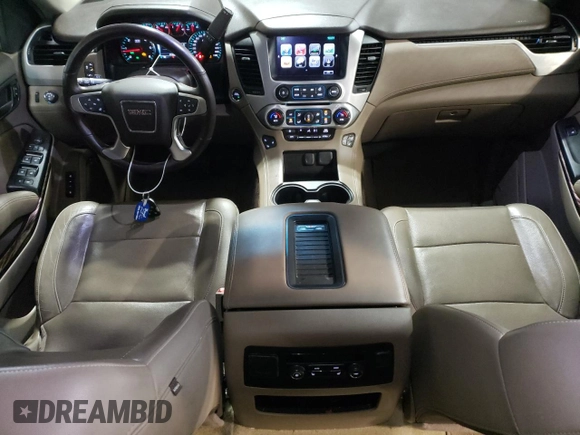 2017 GMC Yukon SLT with VIN 1GKS2BKC1HR223083, listed as a Copart auction lot 45017495 with 61,632 mi miles and Salvage Title. Bid and sale history available at DreamBid. Image 8.